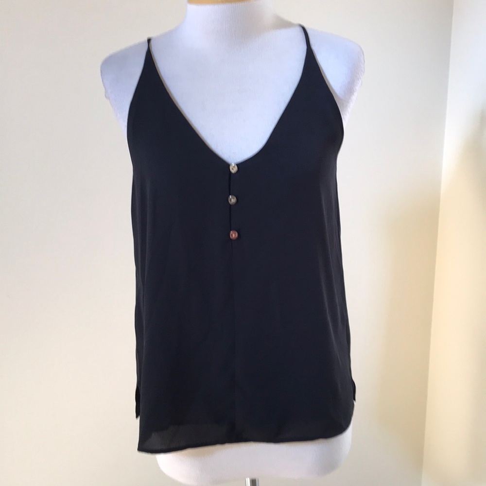 Loft small black light weight tank top.